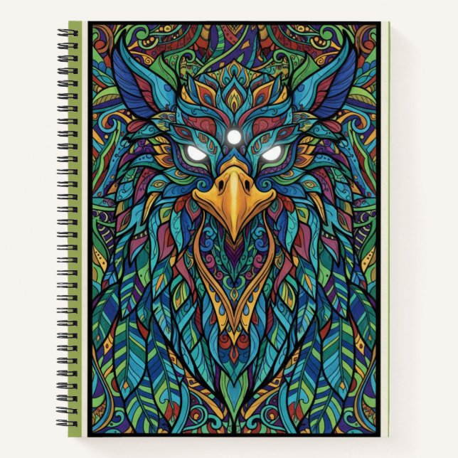 Cuaderno Blue Griffin Guardian Mythic Journal (Anverso)