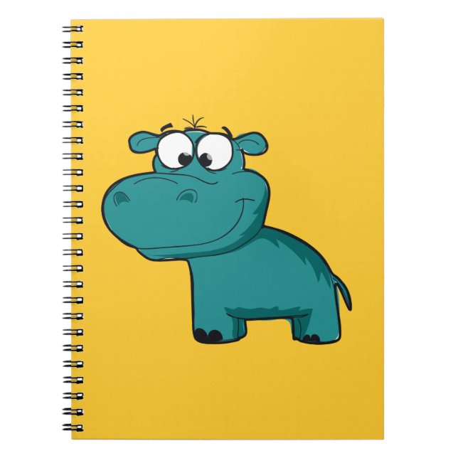 Cuaderno Blue Happy Hippo (Frente)