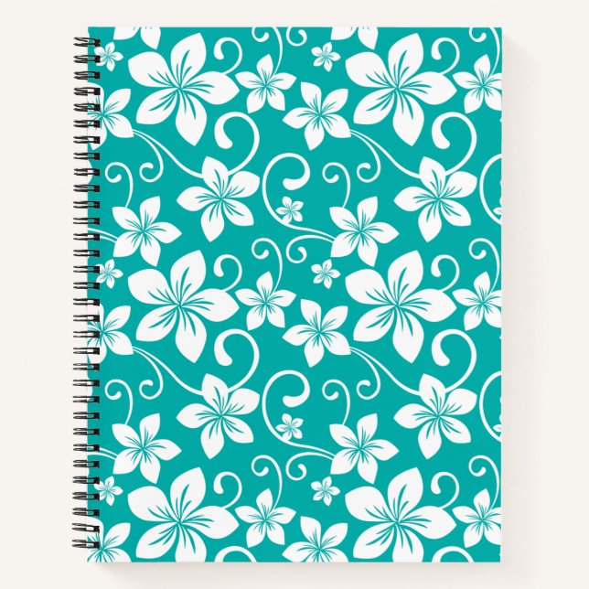 CUADERNO BLUE HAWAII (VERDE AZULADO) (Anverso)