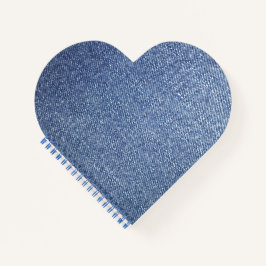 Cuaderno Blue Jean Heart Notebook