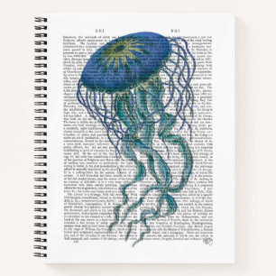 Cuaderno Blue Jellyfish