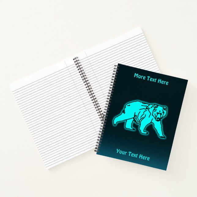 Cuaderno Blue Kodiak Bear (Interior)