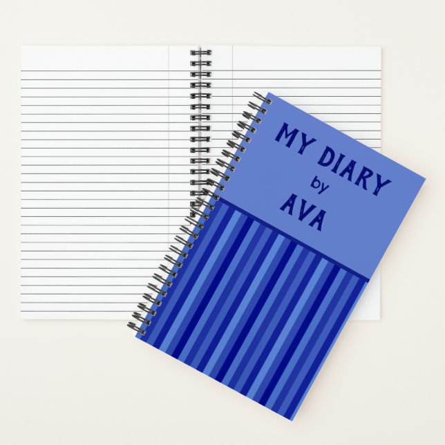 Cuaderno Blue My Diary by Me Strike Journal (Interior)