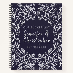 Cuaderno Blue Our Bucket List Parejas Keepsake Journal