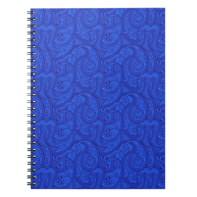 Cuaderno Blue Paisley (Frente)