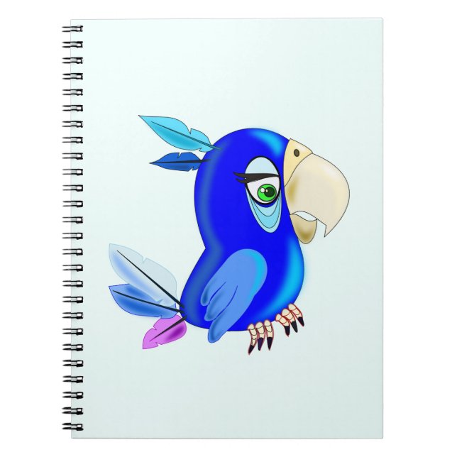 Cuaderno Blue Parrot Notebook - Your Colors - Text (Frente)