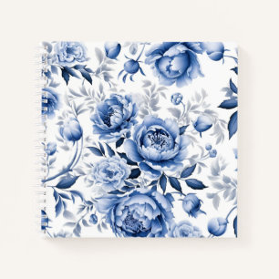 Cuaderno Blue Peonies