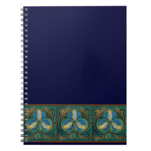 Cuaderno Blue Pomegranate Majolica Art