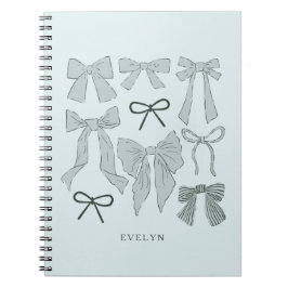 Cuaderno Blue Romantic Bows