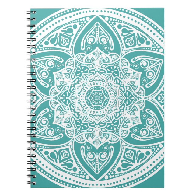 Cuaderno Blue Spruce Mandala (Frente)