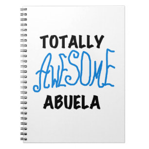 Cuaderno Blue Totalmente Awesome Abuela Gifts