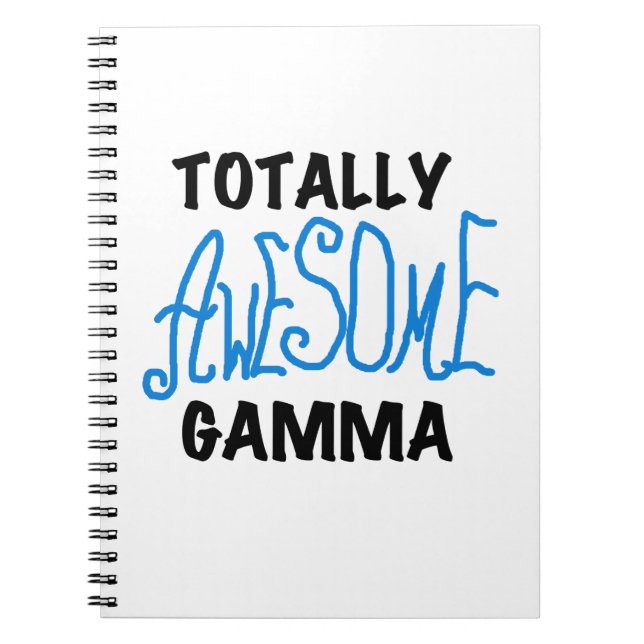 Cuaderno Blue Totalmente Awesome Gamma Gifts (Frente)