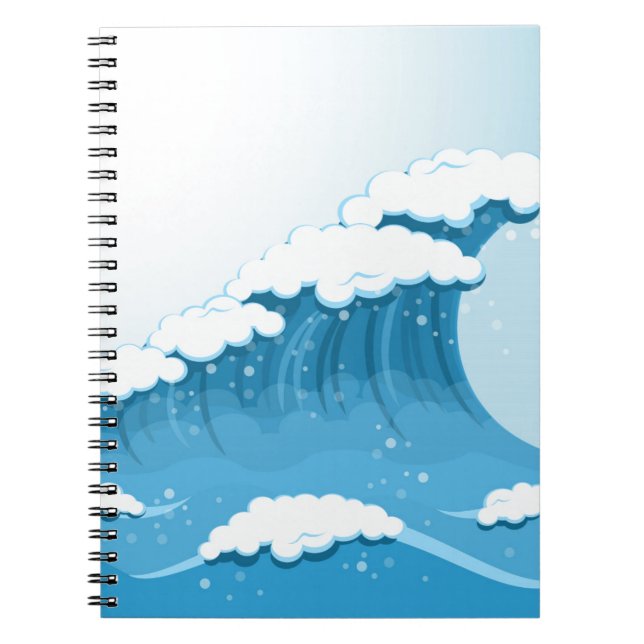 Cuaderno Blue Wave Surf and Ocean (Frente)