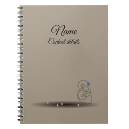 Cuaderno Blue wentletrap beige coastal 80 page custom