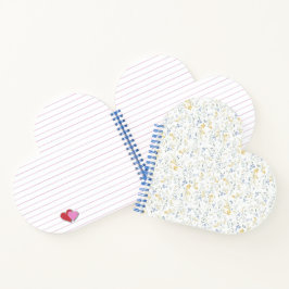 Cuaderno Blue Yellow Wildflower Pattern