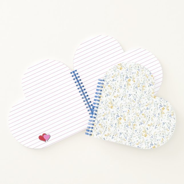 Cuaderno Blue Yellow Wildflower Pattern (Interior)