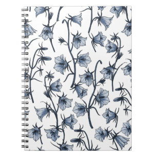 Cuaderno Bluebells, Harebells, Bellflowers