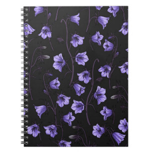 Cuaderno Bluebells, Harebells, Bellflowers