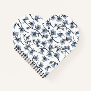 Cuaderno Bluebells, Harebells, Bellflowers