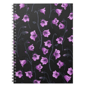 Cuaderno Bluebells, Harebells, Bellflowers 2