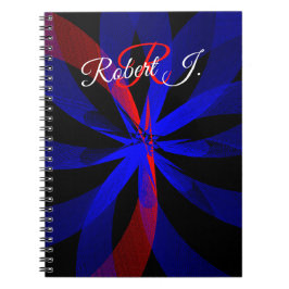 Cuaderno Blueberry Color Center Geometric Spiral Notebook