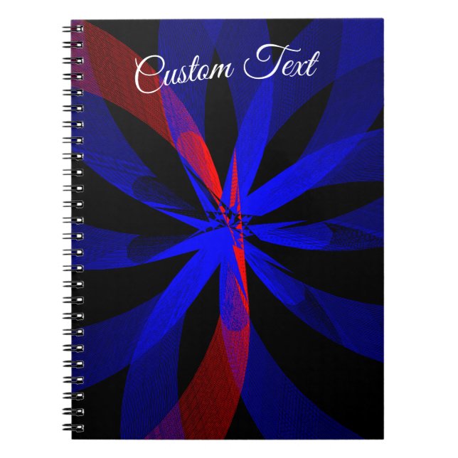 Cuaderno Blueberry Color Center Geometric Spiral Notebook (Frente)