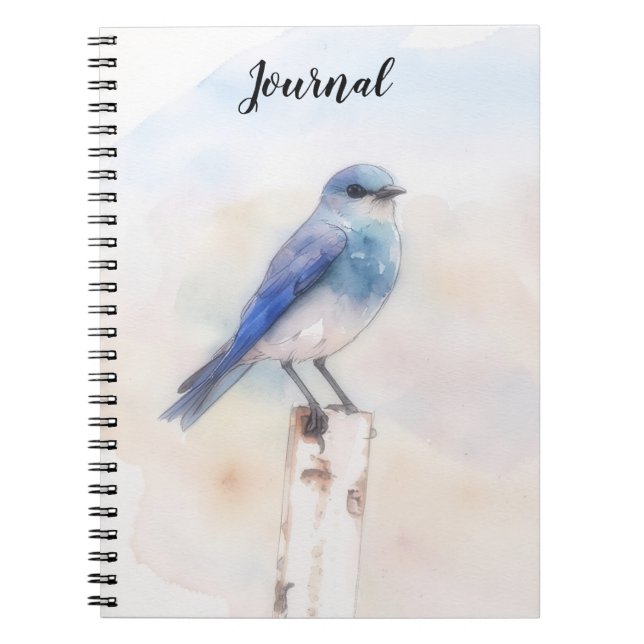 Cuaderno Bluebird Nature Art Personalize Journal (Frente)