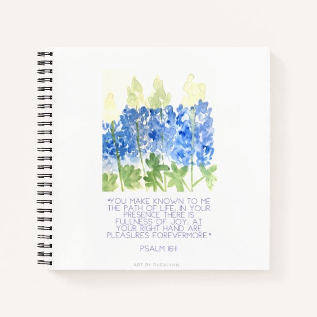 Cuaderno Bluebonnet Joy Journal (Anverso)