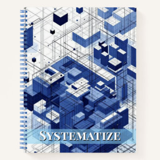 Cuaderno Blueprint Grid System | Modern Structured