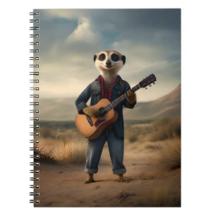 Cuaderno Blues del Desierto: Un mermelada de guitarra denim