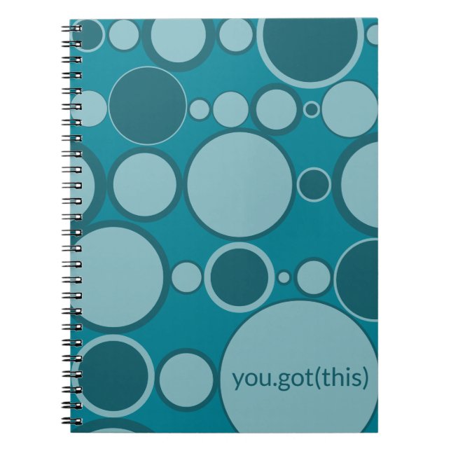 Cuaderno Blues y burbujas - Tienes esto para las mujeres te (Frente)