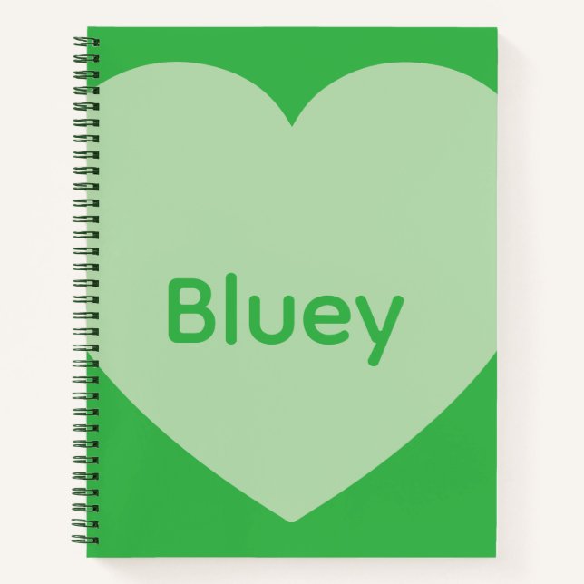 Cuaderno Bluey Hugs Notebook 2 Pearl (Anverso)