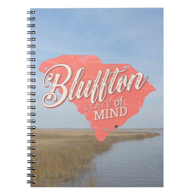 Cuaderno Bluffton State of Mind Lowcountry South Carolina (Frente)