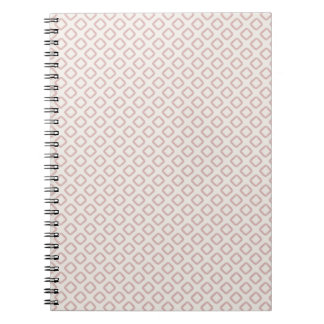 Cuaderno Blush Pink Watercolor Diamond Pattern Minimal Boho