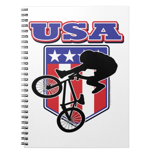 Cuaderno BMX Biker de USA (Frente)
