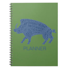 Cuaderno Boar salvaje con carreras