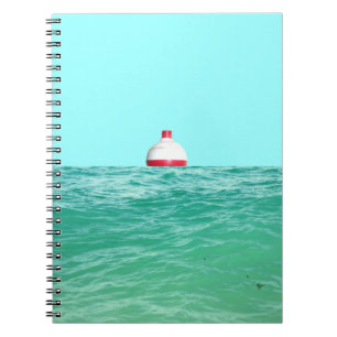 Cuaderno Bobber de pesca en el agua