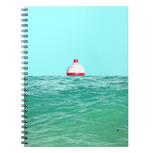 Cuaderno Bobber de pesca en el agua (Frente)