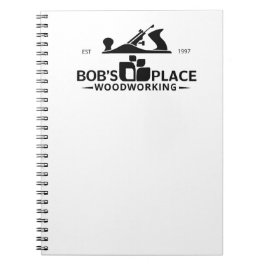 Cuaderno Bob's Place Woodworking Spiral Photo Notebook