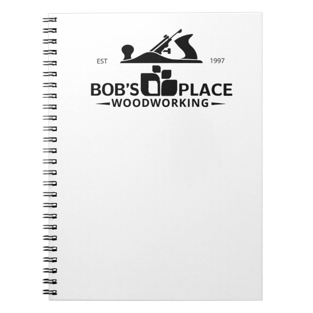 Cuaderno Bob's Place Woodworking Spiral Photo Notebook (Frente)