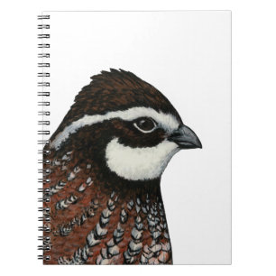 Cuaderno Bobwhite Quail Head