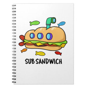 Cuaderno Bocadillo divertido juego de palabras sobre comida