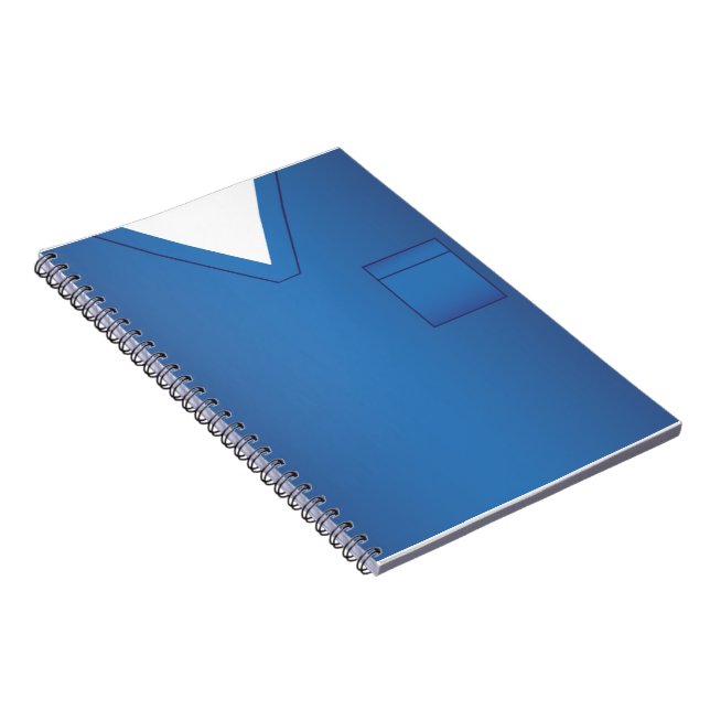 Cuaderno Bocadillos médicos azules para equipo portátil uni (Lado Derecho)