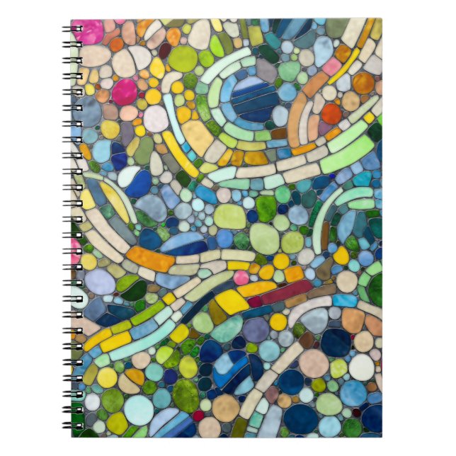 Cuaderno Bocas coloridas Mosaico Arte (Frente)