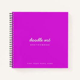 Cuaderno boceto artístico