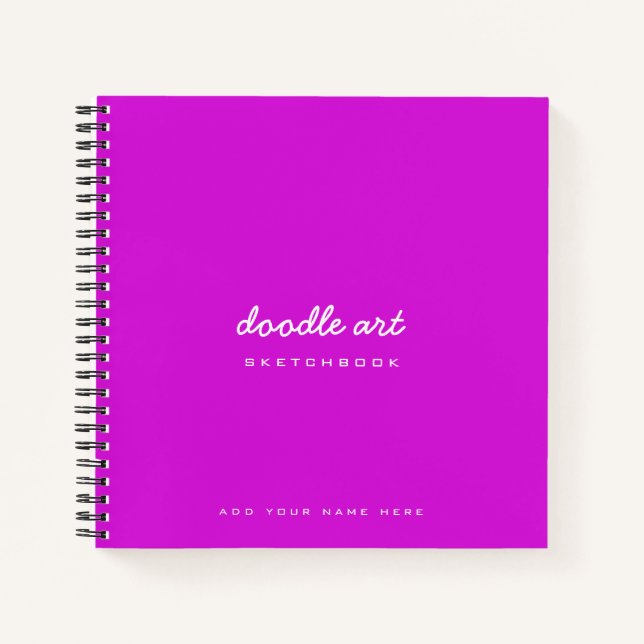 Cuaderno boceto artístico (Anverso)