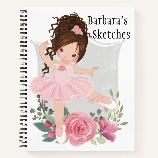 Cuaderno Boceto de bailarina  (Anverso)