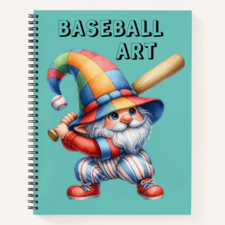Cuaderno Boceto de béisbol para niños