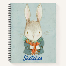 Cuaderno Boceto de conejo para niños