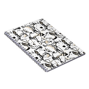 Cuaderno Boceto de mascota de perro lindo - Cachorro en bla